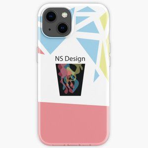 Abstract pattern of triangles (compact design) - Pastel color pattern with a Whi